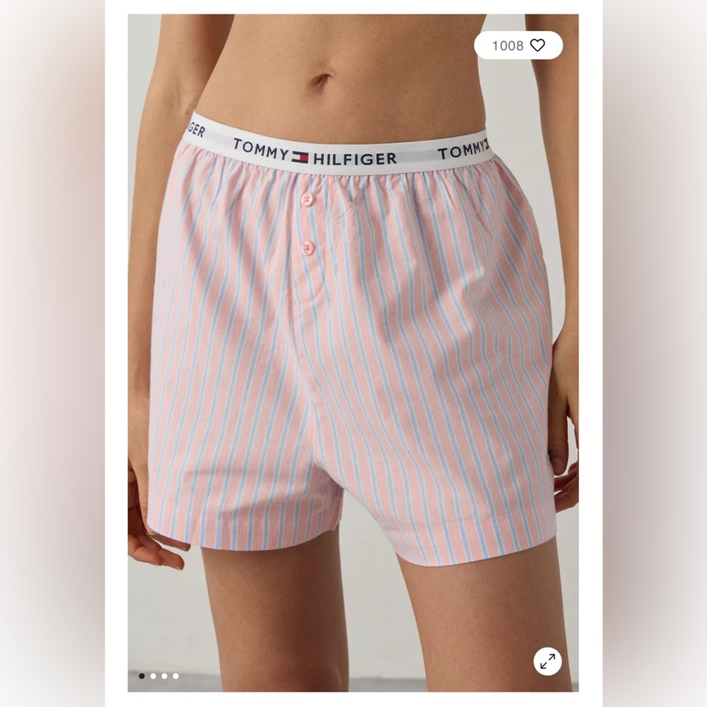 Brand New Out From Under X Tommy Hilfiger Woven Cotton Boxer Short XS